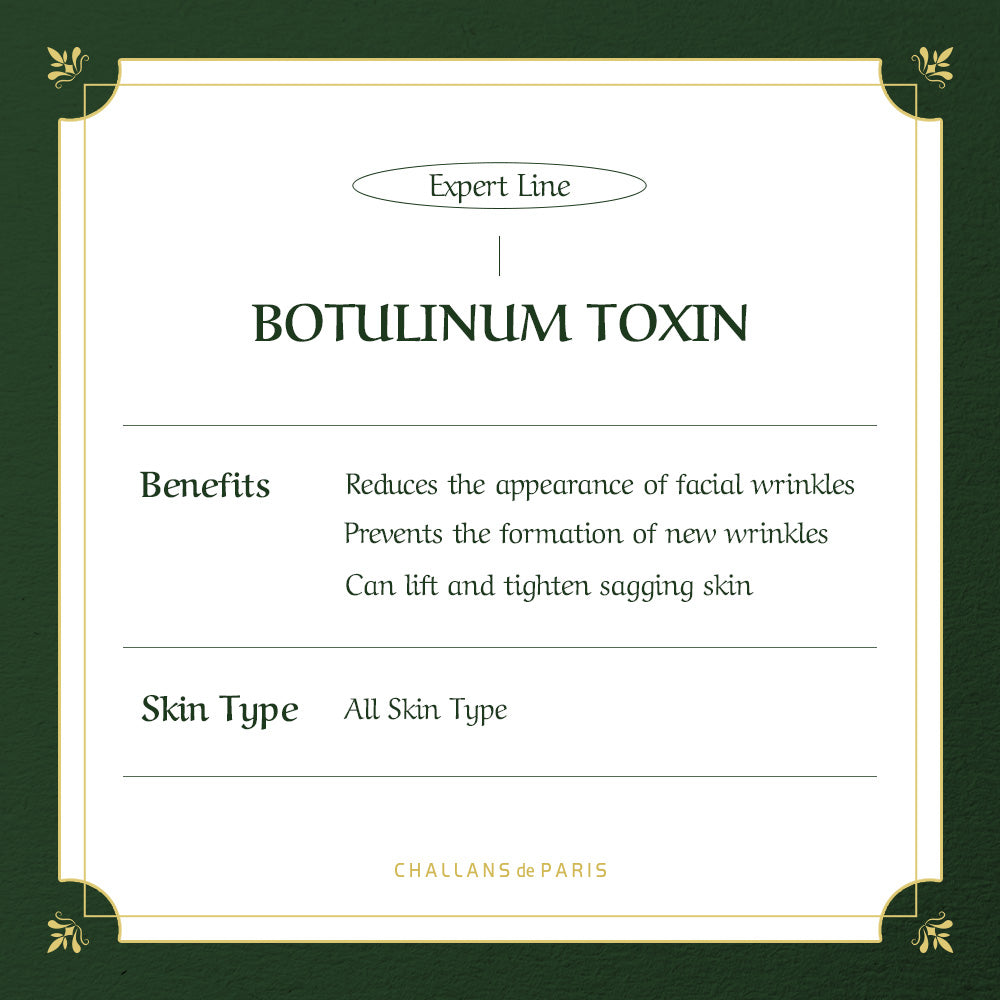 (Hello 2024) AMPOULE de BOTULINUM TOXIN (Botulinum Toxin Wrinkle Care Ampoule) - Challans de Paris