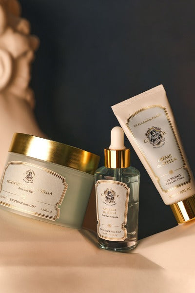 Celestille Stellar Cream BeDoor ファンデーション Stella Pore Care 3-Step Set | Cream + Pad + Ampoule – Challans de