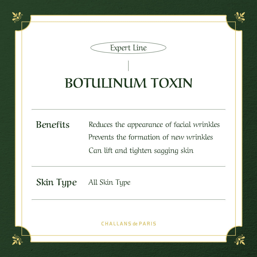 (Hello 2024) EXPERT BOTULINUM TOXIN SERIES (Botulinum Toxin Wrinkle Care Series) - Challans de Paris