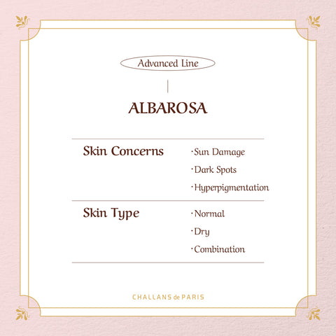 (Hello 2024) Albarosa TRIO # 2 Pad Ampoule + Creme (Sun damage/Dark spot care)